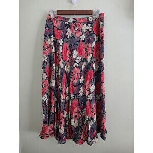 Reversible Maxi Skirt Floral Polka Dots Elasticized Waist SizeM Boho ForestFairy